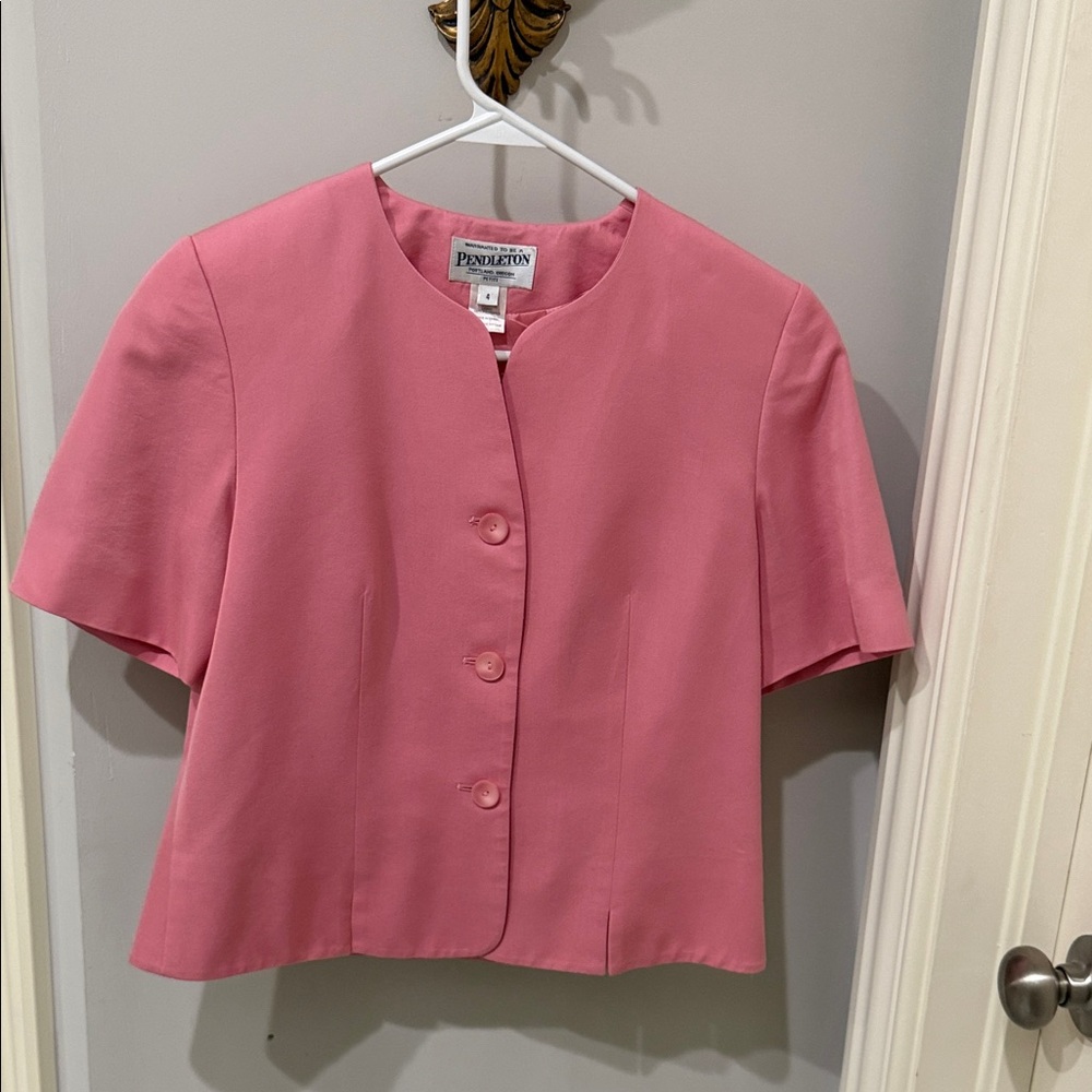 Pendleton Rose Short Sleeve Jacket - image 1